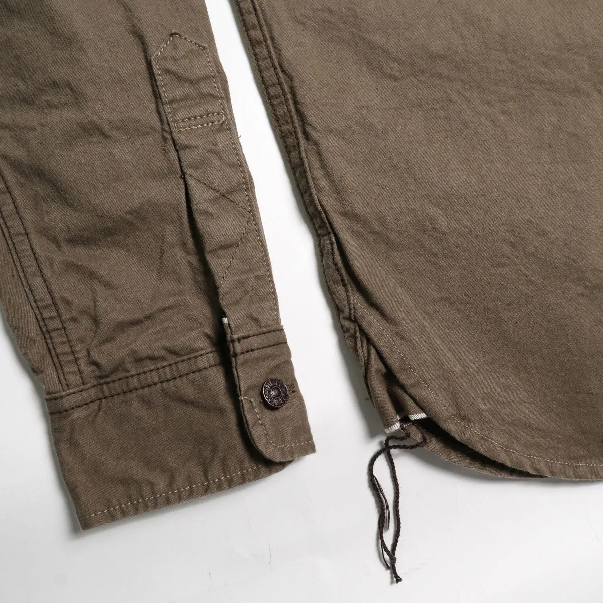 Travel Shirt Olive sold by Brooklyn Clothing Co. product image thumbnail 4