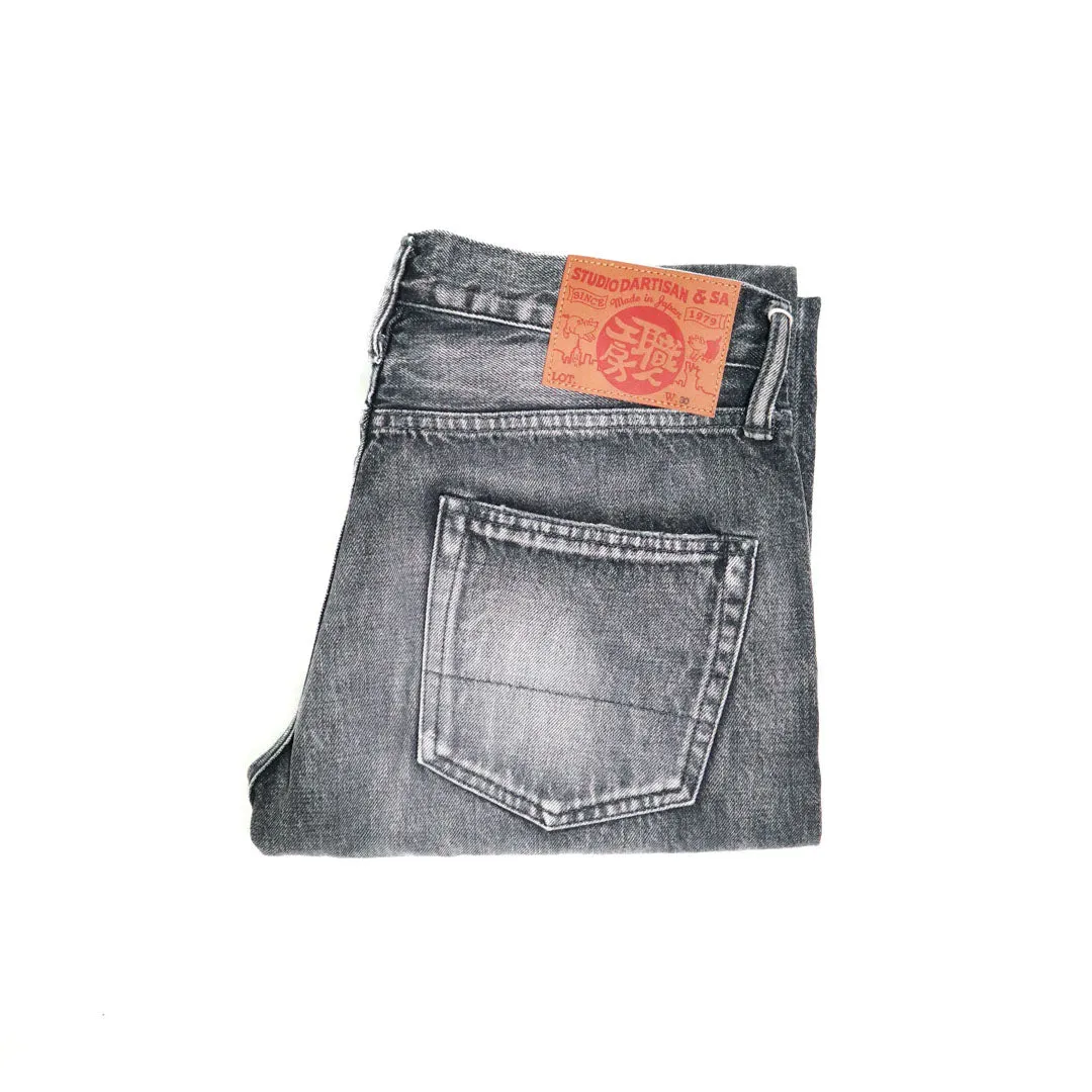 D1826US OW BK 13oz "Ivy Wash" Selvedge Relaxed Taper sold by Brooklyn Clothing Co.