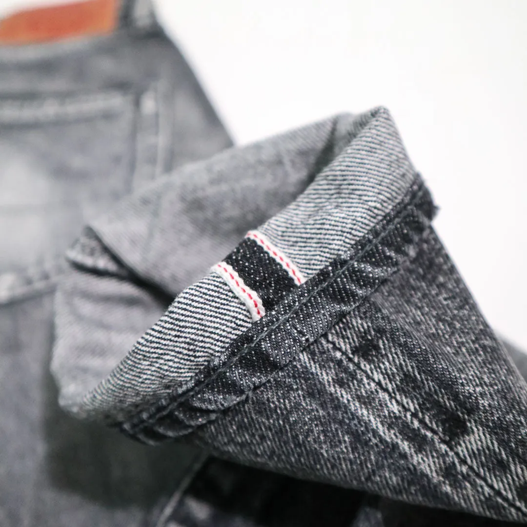 D1826US OW BK 13oz "Ivy Wash" Selvedge Relaxed Taper sold by Brooklyn Clothing Co. product image thumbnail 3