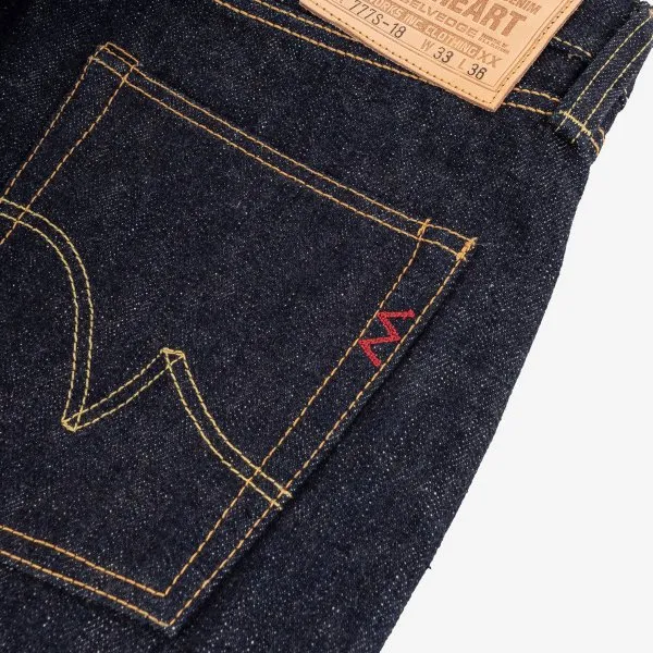IH-777S-18 18oz Vintage Selvedge Denim Slim Taper Indigo sold by Brooklyn Clothing Co. product image thumbnail 5