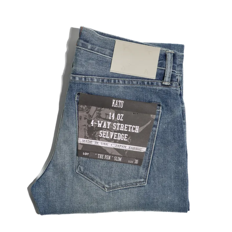 The Pen 14oz Julian Selvedge Denim sold by Brooklyn Clothing Co.