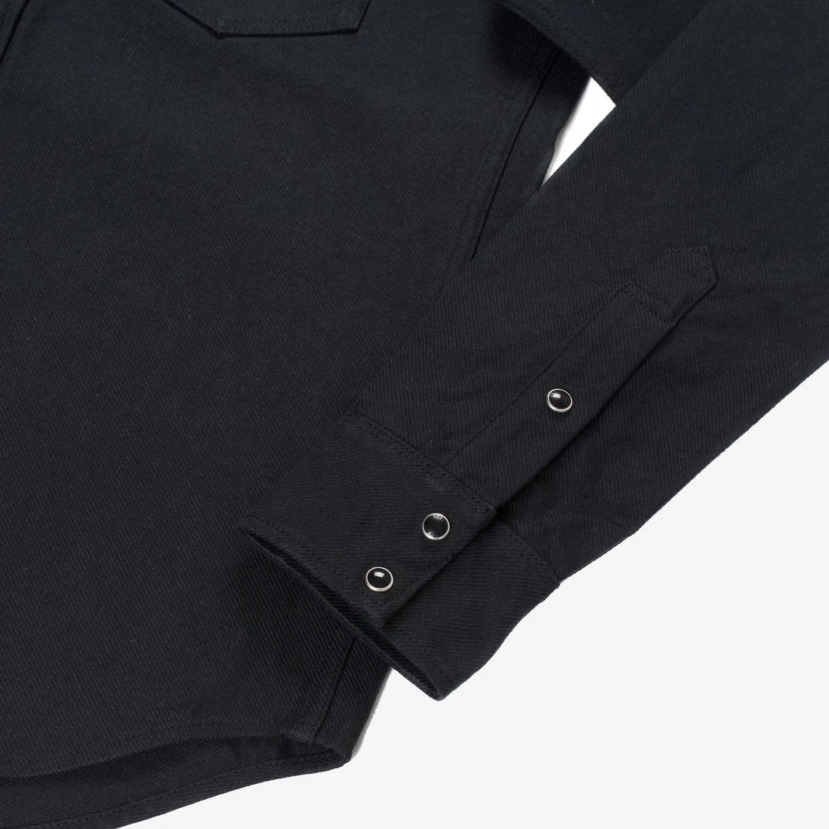 IHSH-235-BLK Military Serge Western Shirt Black sold by Brooklyn Clothing Co. product image thumbnail 3