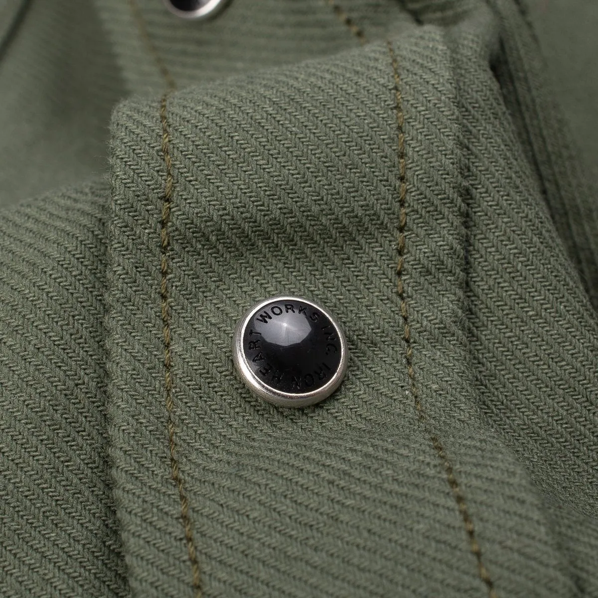 IHSH-235-OLV Military Serge Western Shirt Olive Drab Green sold by Brooklyn Clothing Co. product image thumbnail 5