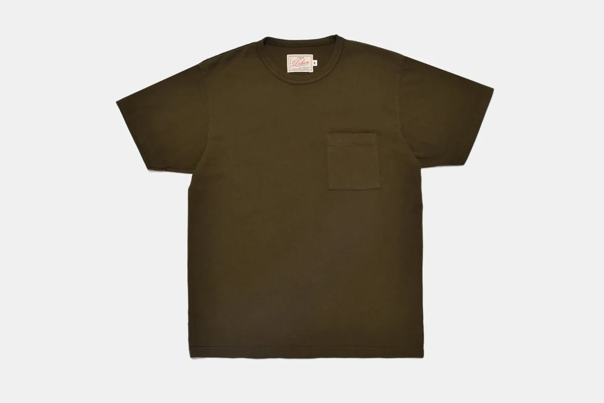 Heavy Duty Pocket Tee Loden sold by Brooklyn Clothing Co.