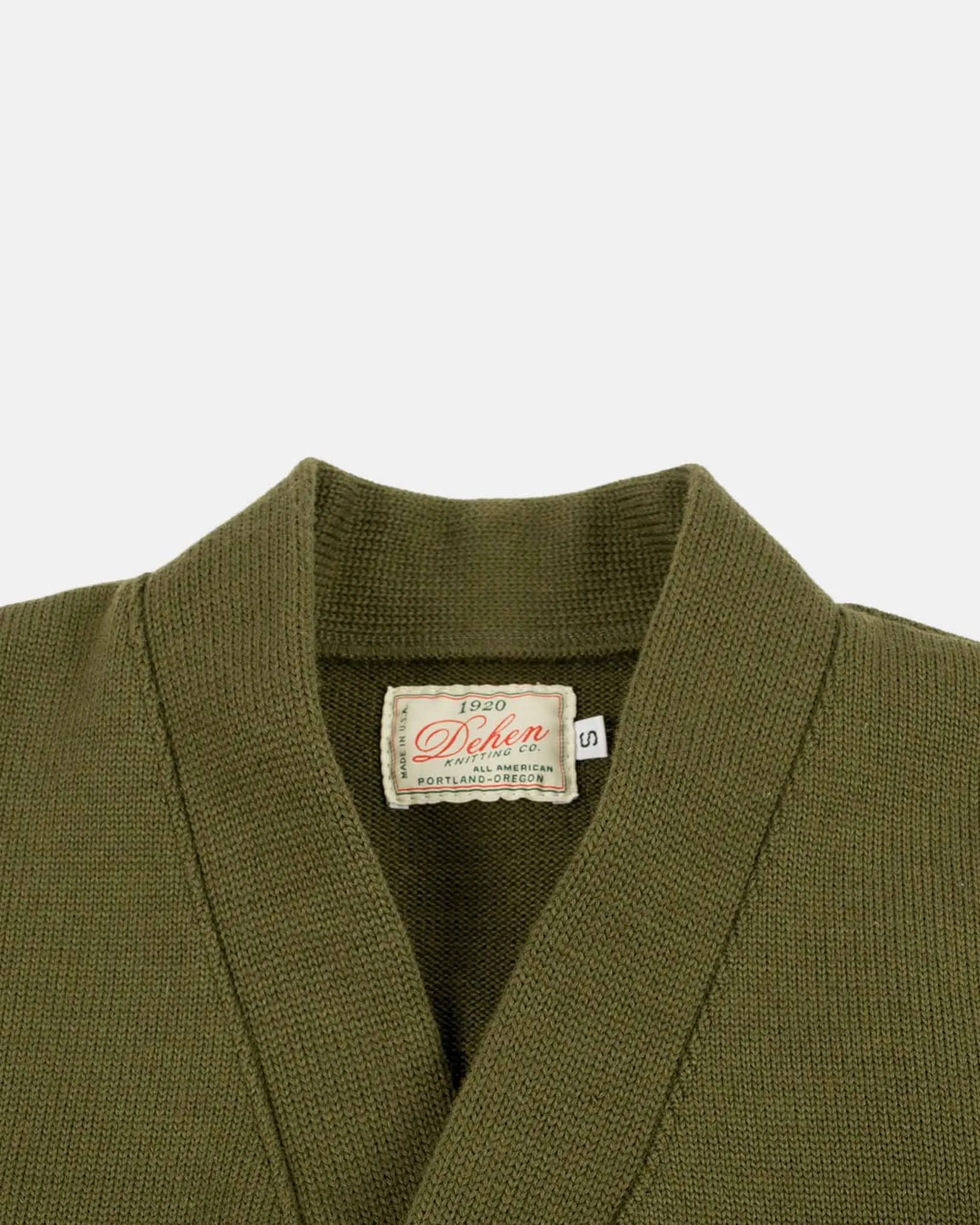 Classic Cardigan Sweater Loden Green sold by Brooklyn Clothing Co. product image thumbnail 4