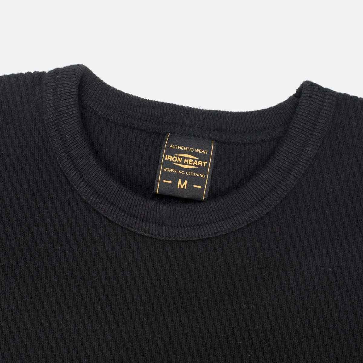 IHTL-1700-BLK Crewneck Long Sleeve Thermal Black sold by Brooklyn Clothing Co. product image thumbnail 2