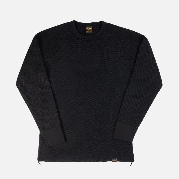 IHTL-1700-BLK Crewneck Long Sleeve Thermal Black sold by Brooklyn Clothing Co.