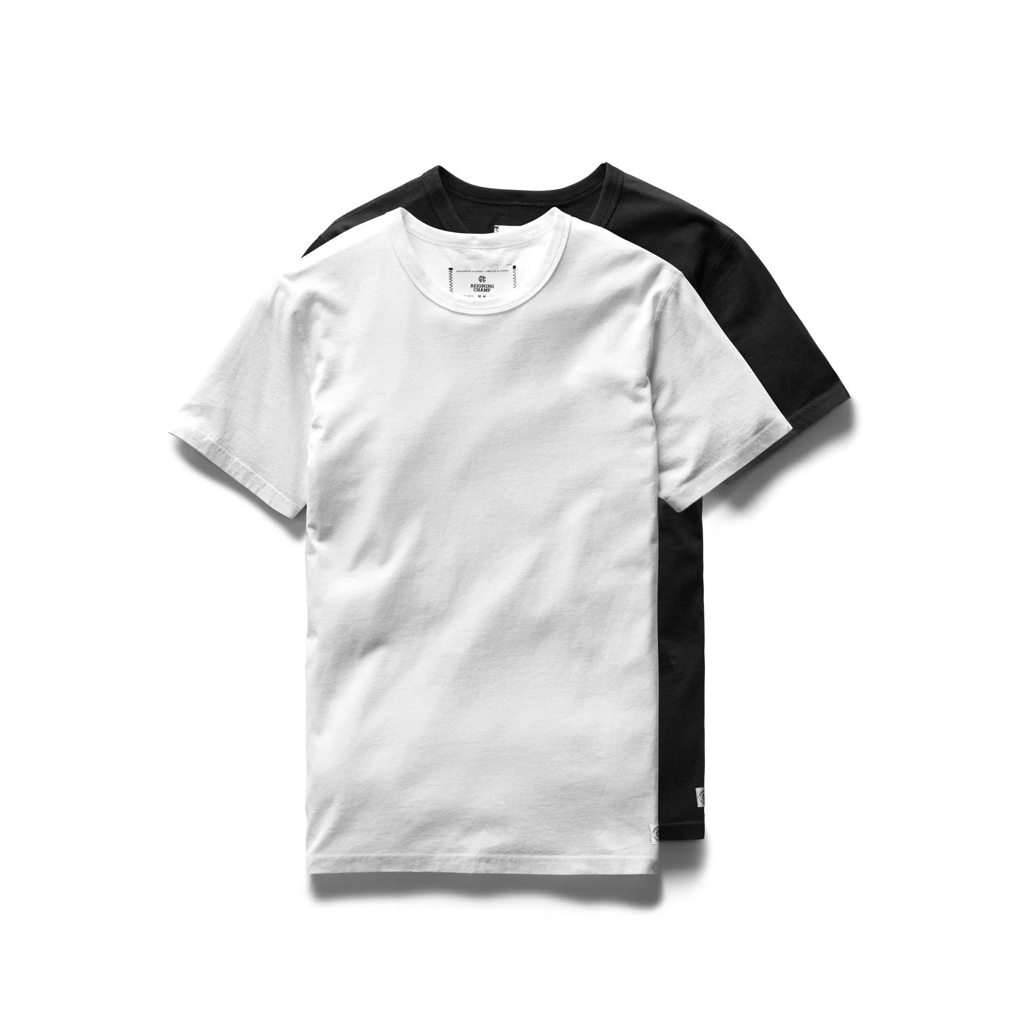 Cotton Jersey T-Shirt 2 Pack White/Black sold by Brooklyn Clothing Co.