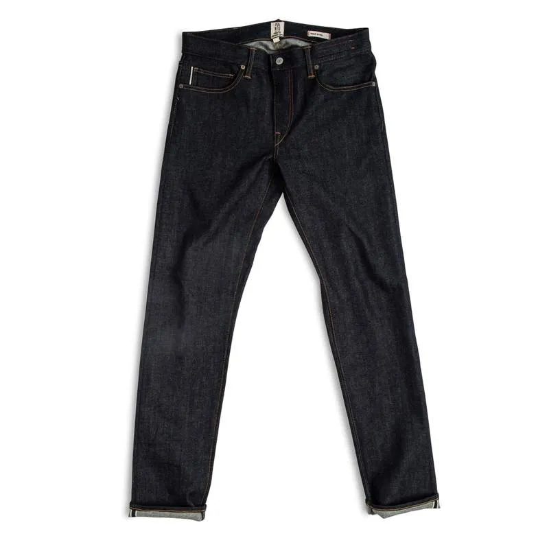 The Pen 10.5oz Raw Indigo Selvedge Denim sold by Brooklyn Clothing Co.