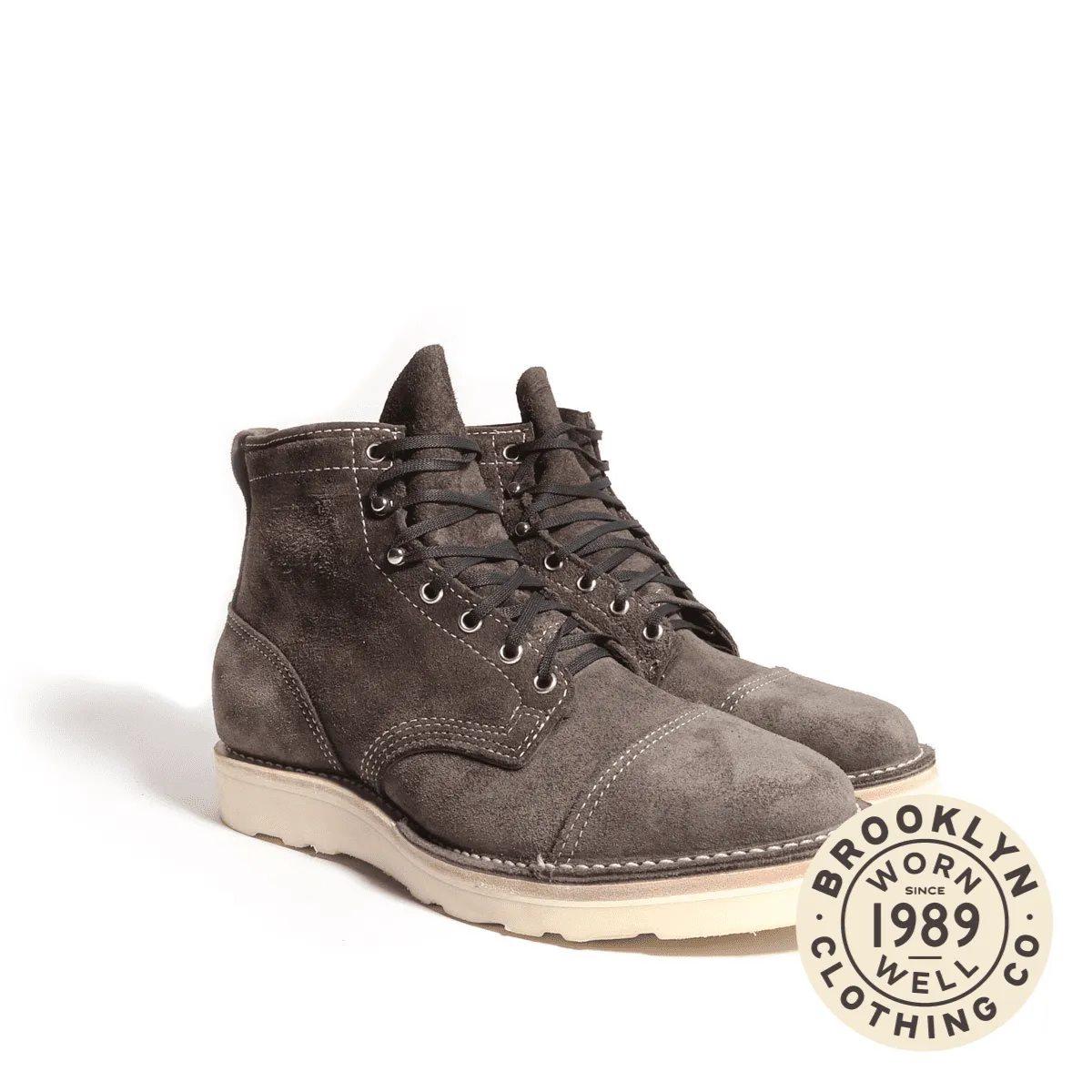 Brooklyn x Wesco Custom Hendrik Charcoal Roughout sold by Brooklyn Clothing Co.
