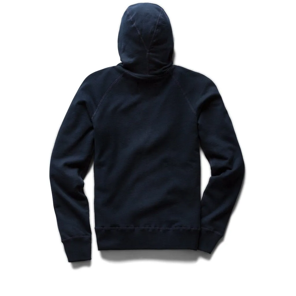 Lightweight Terry Zip Hoodie Navy sold by Brooklyn Clothing Co. product image thumbnail 2