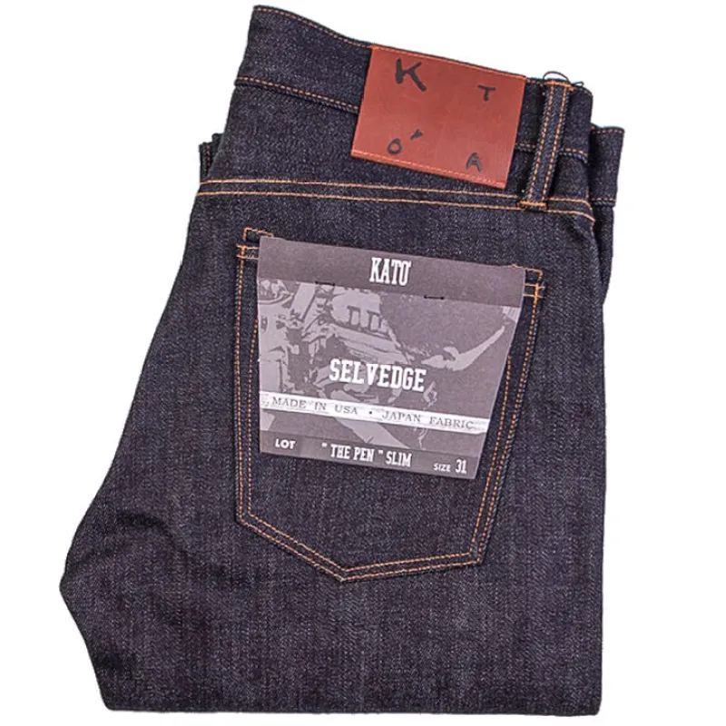 Brooklyn x KATO The Pen 15oz Raw Indigo Selvedge Denim sold by Brooklyn Clothing Co.
