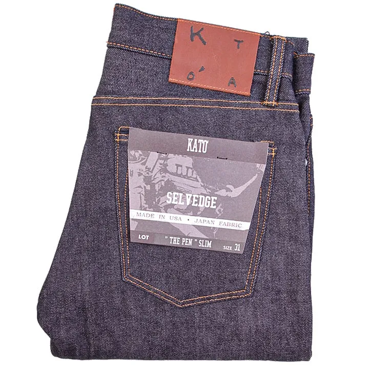 Brooklyn x KATO The Pen 13oz Raw Indigo Selvedge Denim sold by Brooklyn Clothing Co.
