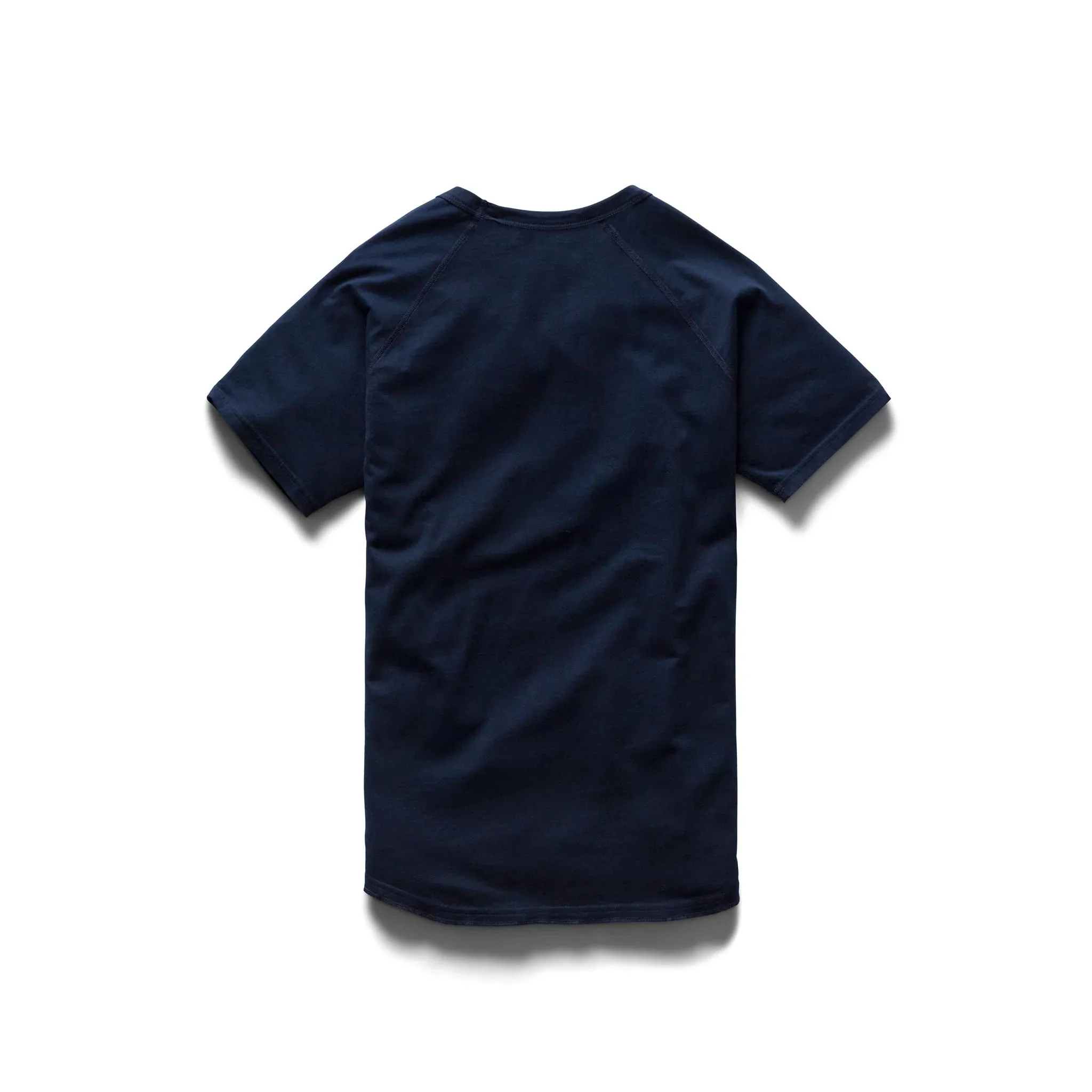 Cotton Jersey Raglan T-Shirt Navy sold by Brooklyn Clothing Co. product image thumbnail 2