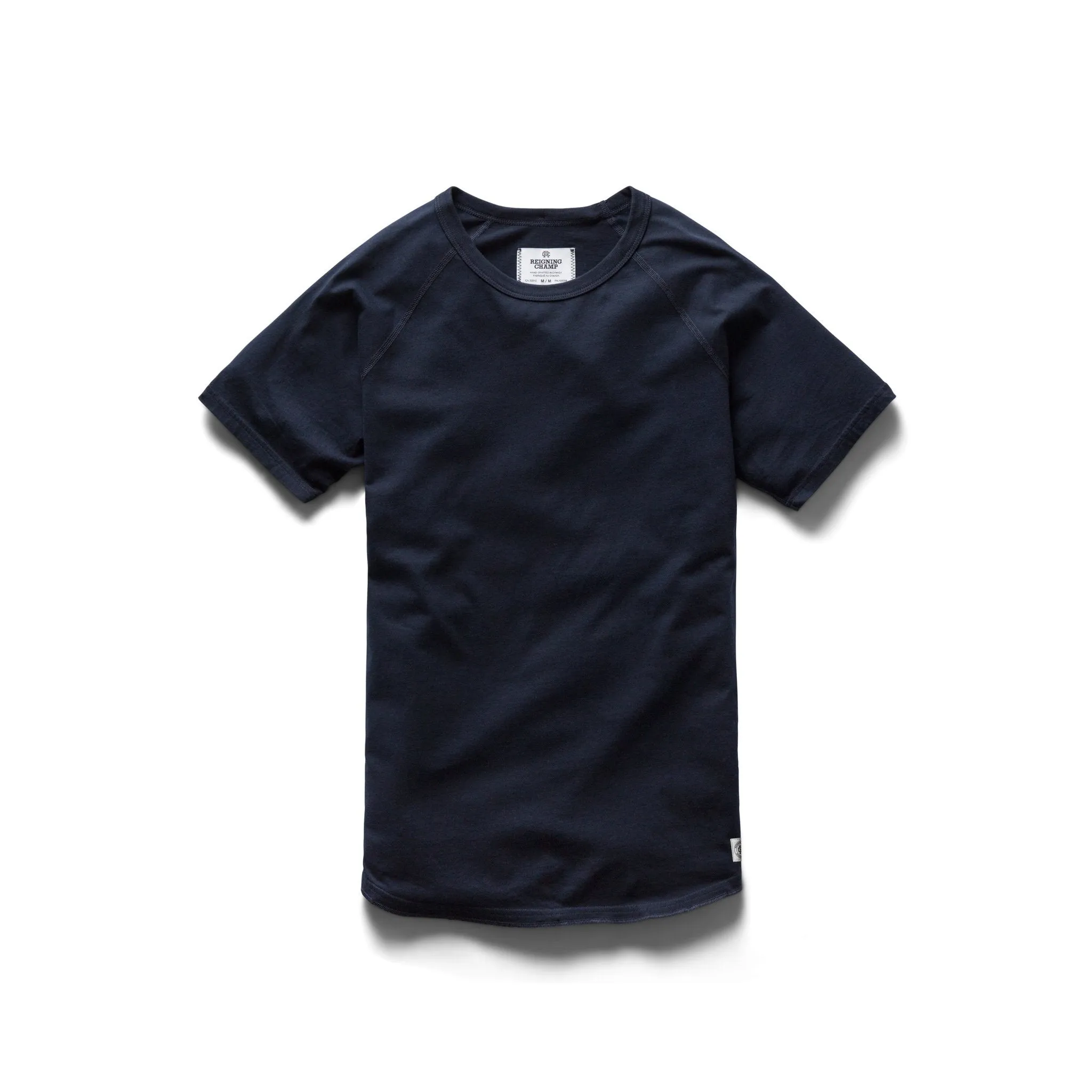 Cotton Jersey Raglan T-Shirt Navy sold by Brooklyn Clothing Co.