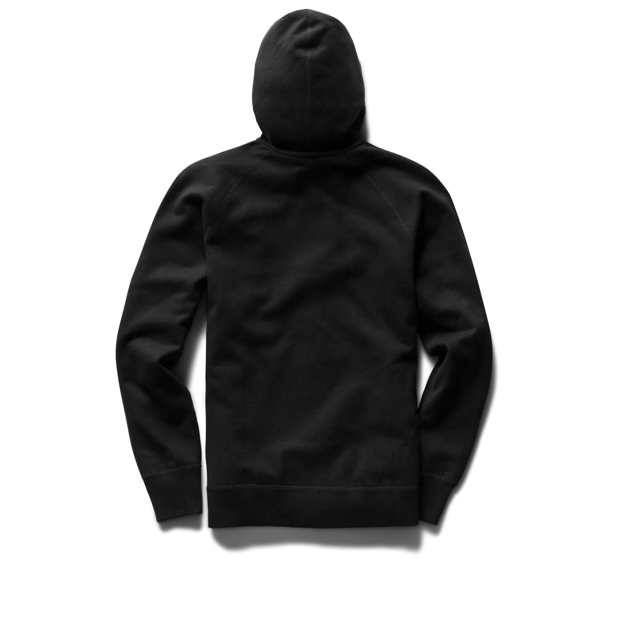 Midweight Terry Zip Hoodie Black sold by Brooklyn Clothing Co. product image thumbnail 2