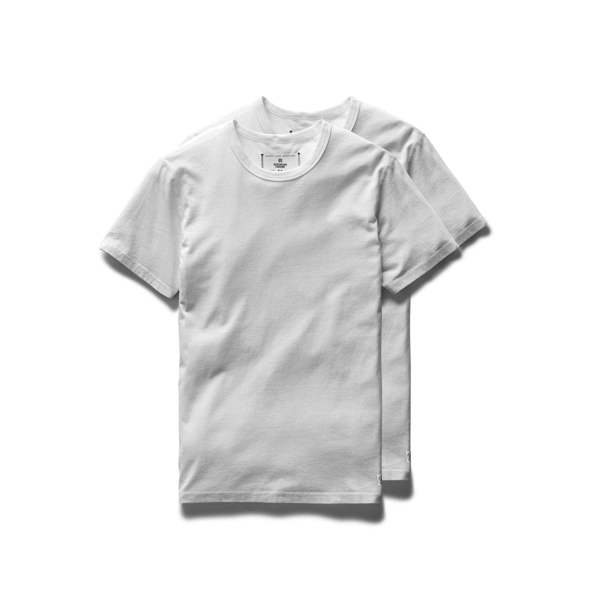 Cotton Jersey T-Shirt 2 Pack White sold by Brooklyn Clothing Co.