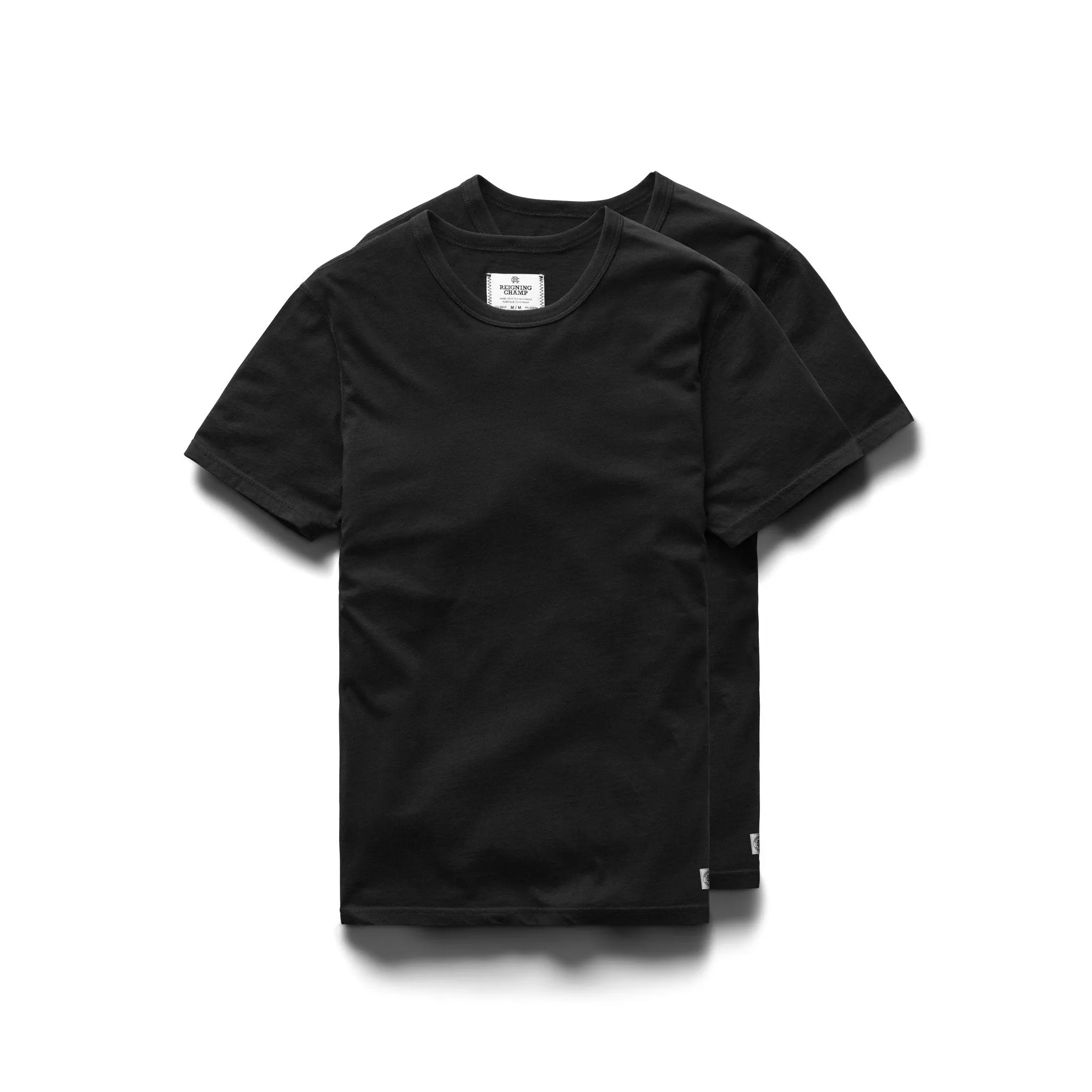 Cotton Jersey T-Shirt 2 Pack Black sold by Brooklyn Clothing Co.