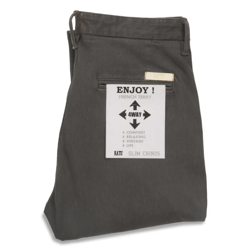 The Axe Chino Denit Charcoal sold by Brooklyn Clothing Co.