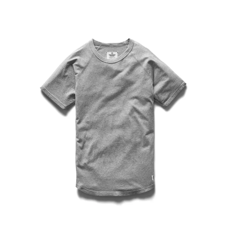 Cotton Jersey Raglan T-Shirt Heather Grey sold by Brooklyn Clothing Co.