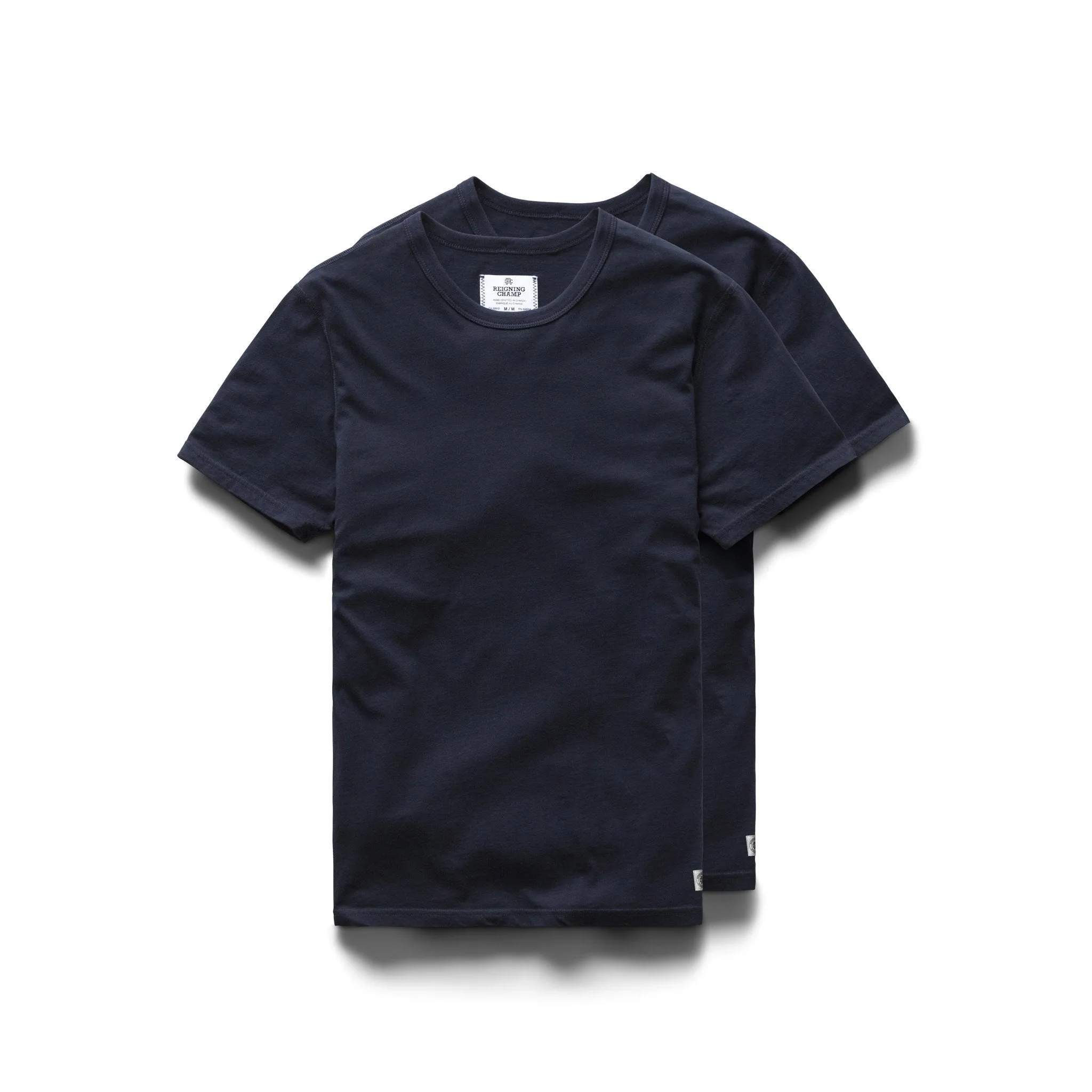 Cotton Jersey T-Shirt 2 Pack Navy sold by Brooklyn Clothing Co.