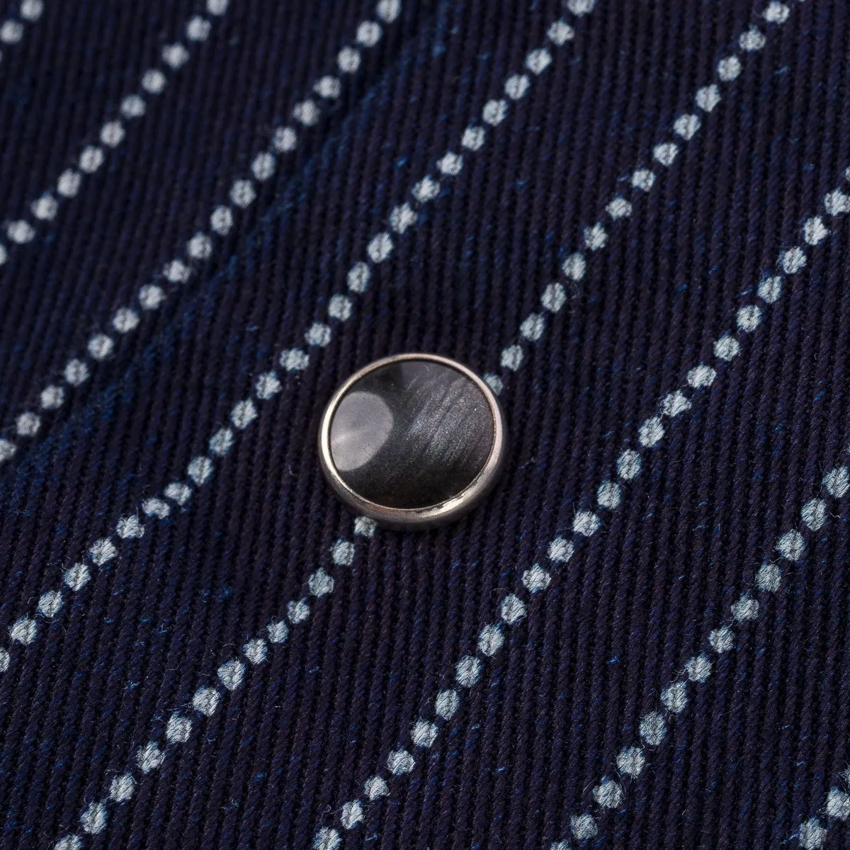 IHSH-416-IND 10oz Wabash Short Sleeved Mechanic Shirt Indigo sold by Brooklyn Clothing Co. product image thumbnail 3