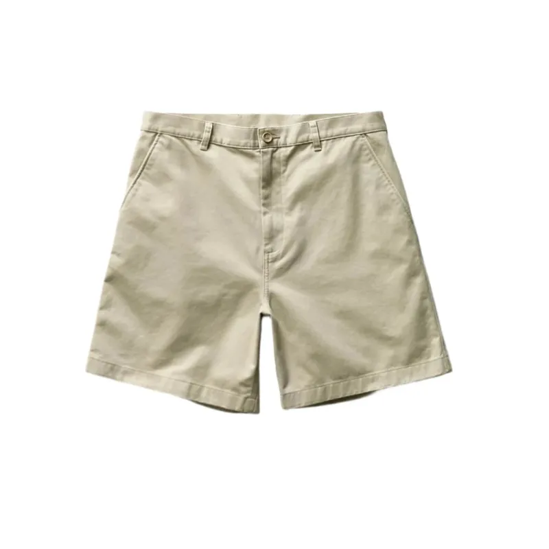 Cotton Chino Freshman Standard Short 7" Sand sold by Brooklyn Clothing Co.