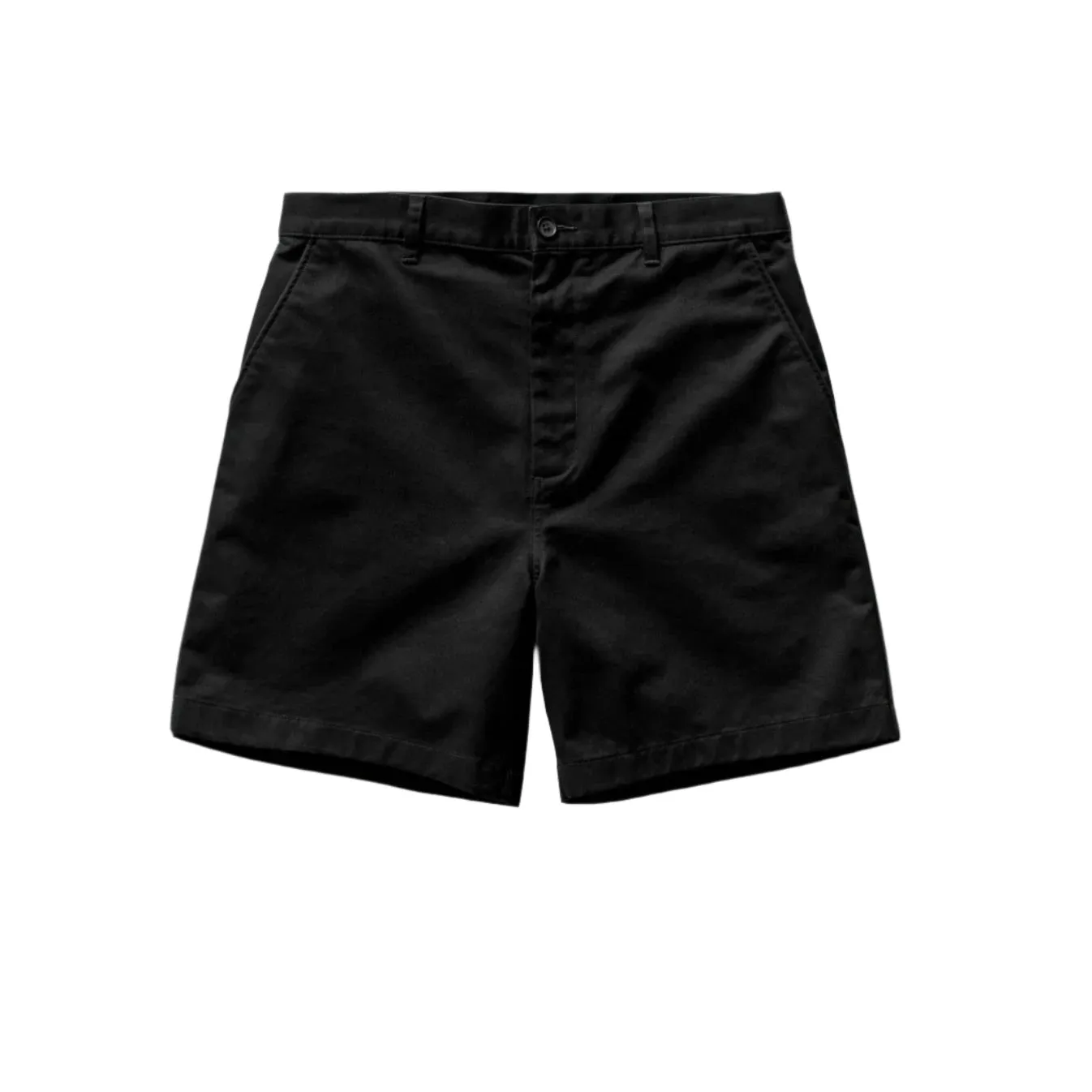 Cotton Chino Freshman Standard Short 7" Black sold by Brooklyn Clothing Co.