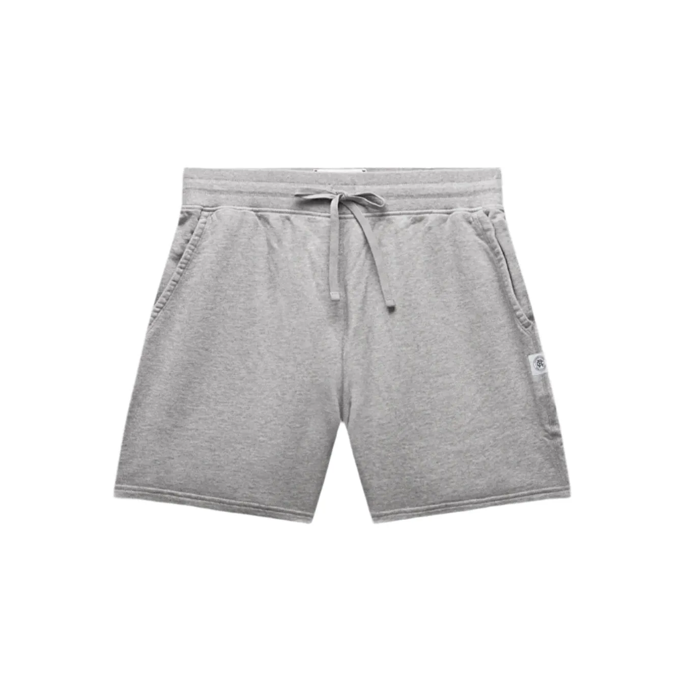 Lightweight Terry Standard Sweatshort 6" Heather Grey sold by Brooklyn Clothing Co.