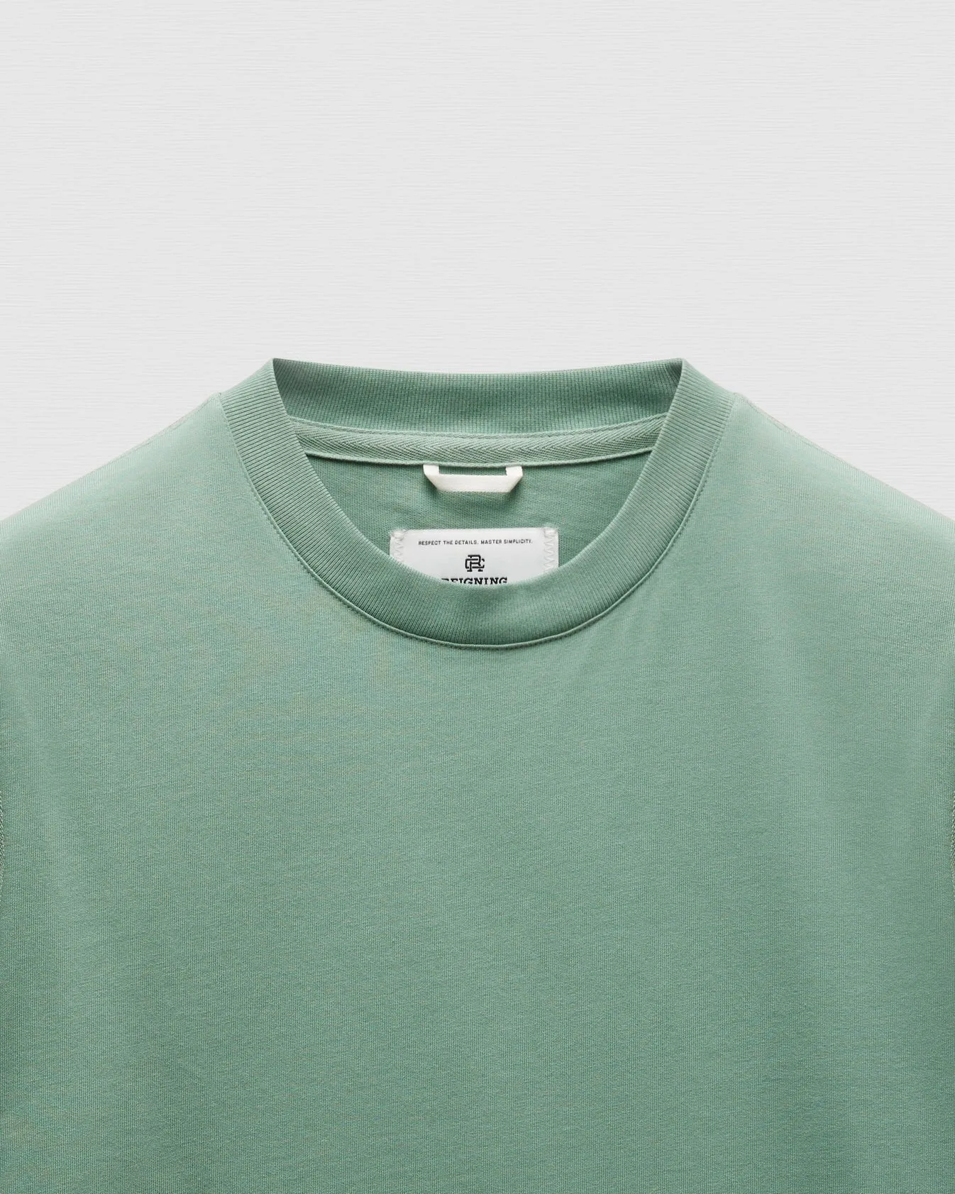 Midweight Jersey OG T-Shirt Sage sold by Brooklyn Clothing Co. product image thumbnail 2