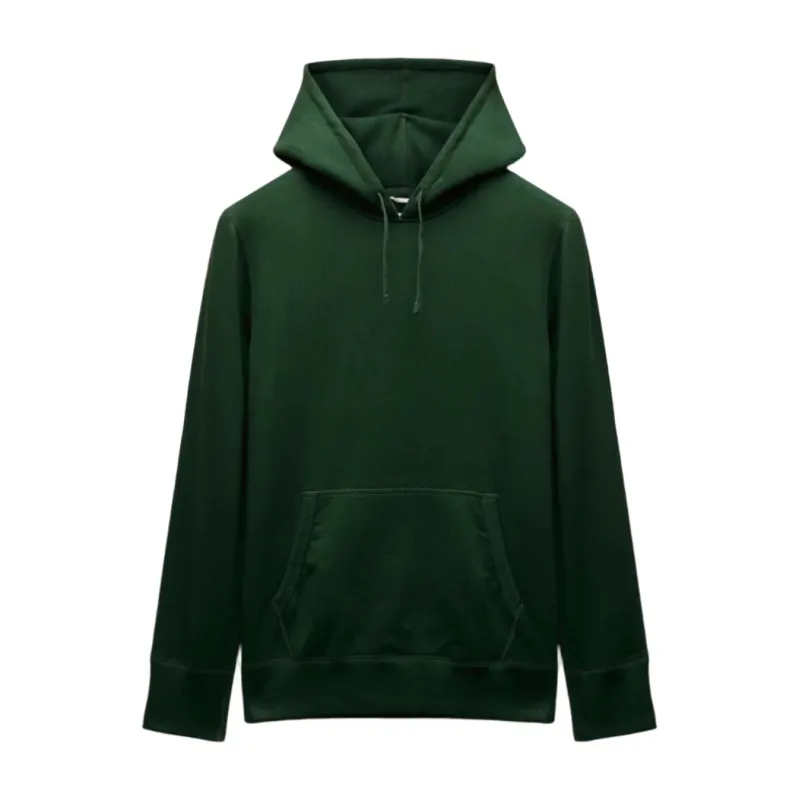 Midweight Terry Slim Hoodie British Racing Green sold by Brooklyn Clothing Co.