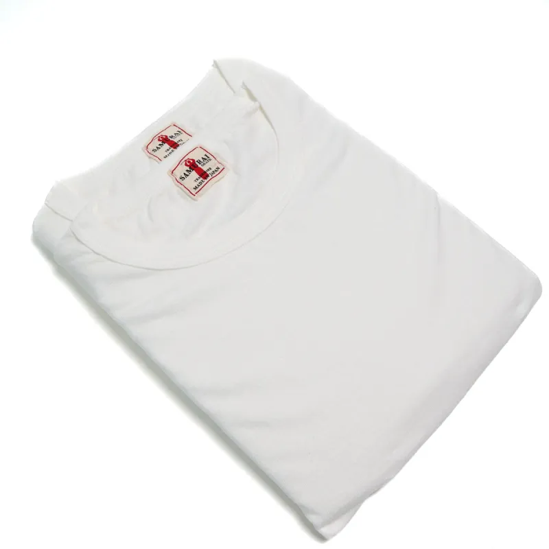 SJ2PST-CREW  2 Pack Loopwheel Tee White sold by Brooklyn Clothing Co.