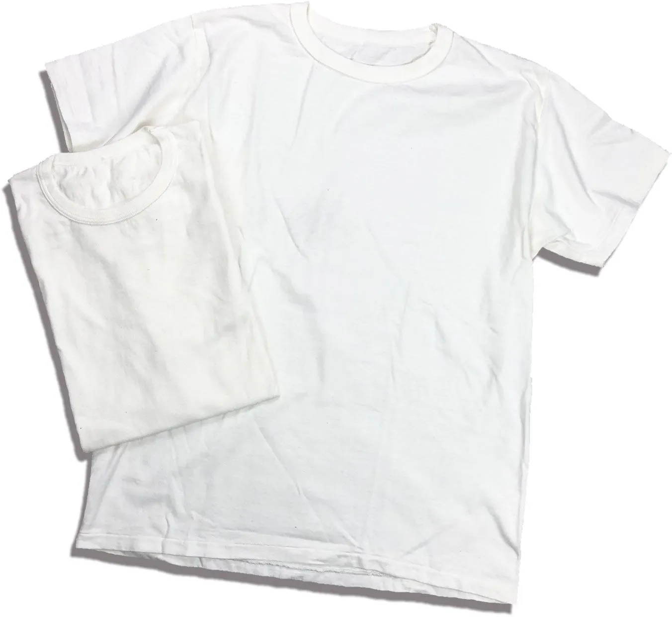 2PST-01 CREW 2 Pack Loopwheel Tee White sold by Brooklyn Clothing Co. product image thumbnail 4