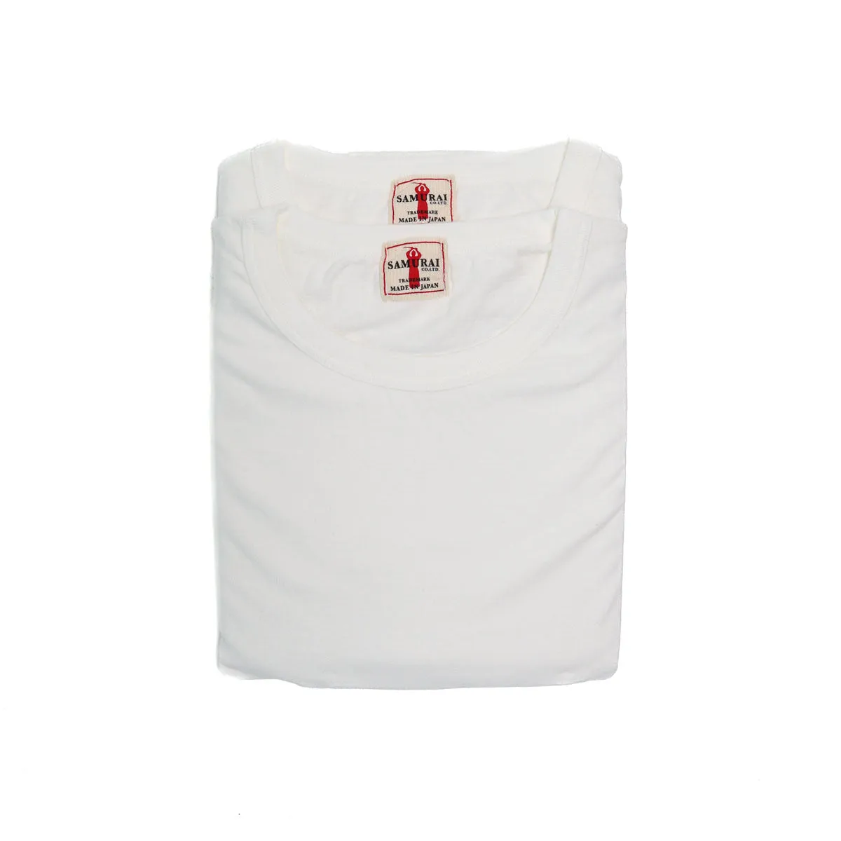 2PST-01 CREW 2 Pack Loopwheel Tee White sold by Brooklyn Clothing Co. product image thumbnail 3