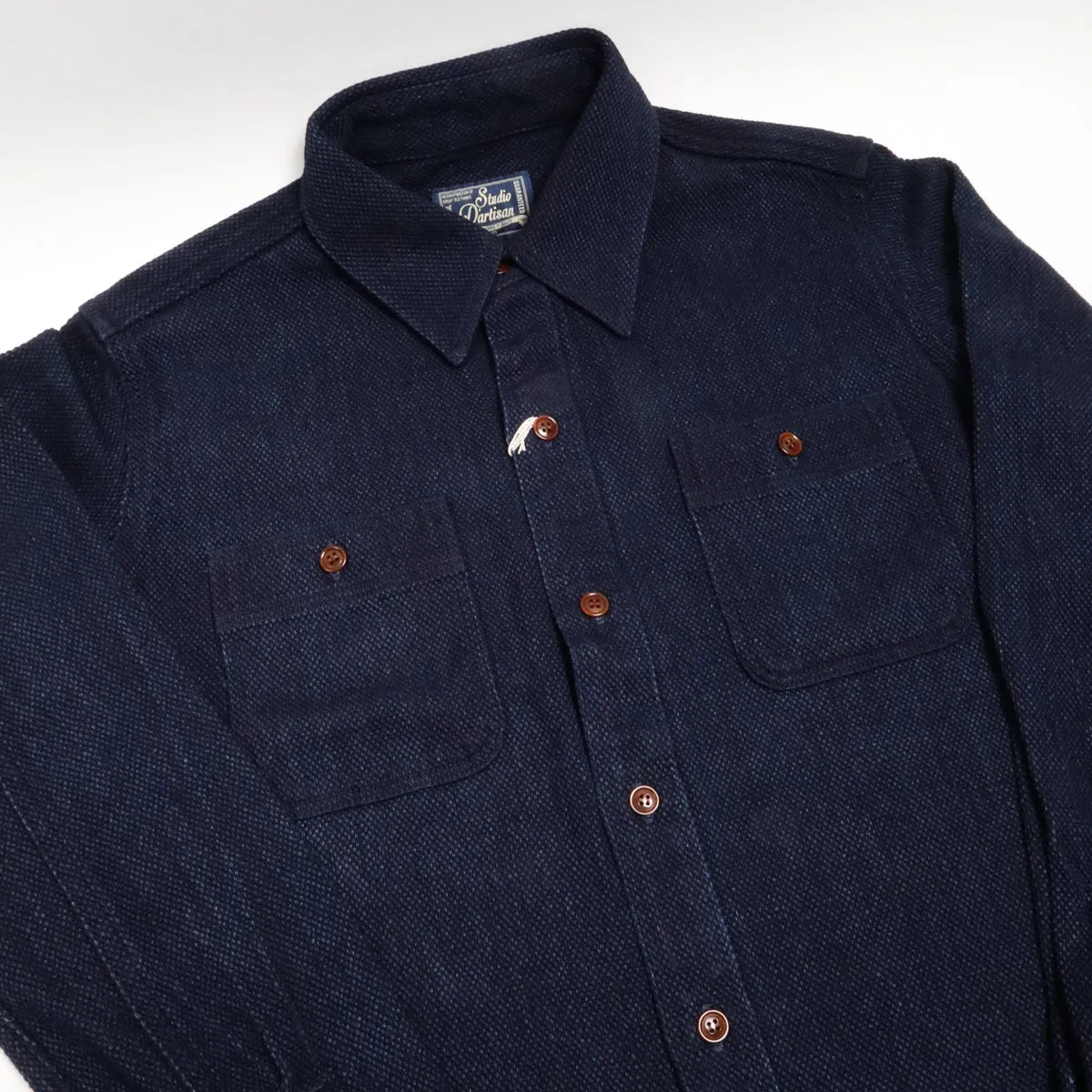5713 Heavyweight Sashiko Work Shirt Indigo sold by Brooklyn Clothing Co. product image thumbnail 3