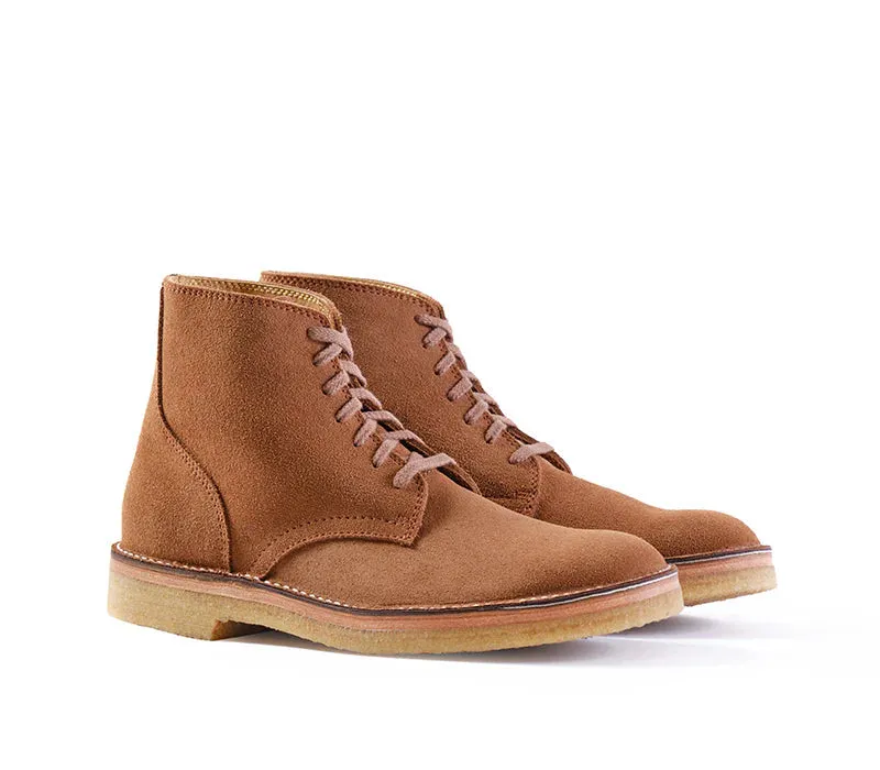 LK-044 Sahara Japanese Suede Boots Mustard sold by Brooklyn Clothing Co.