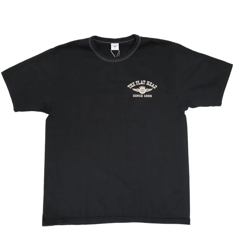 FN-THC-202 Flying Wheel Tee Black Ivory sold by Brooklyn Clothing Co.