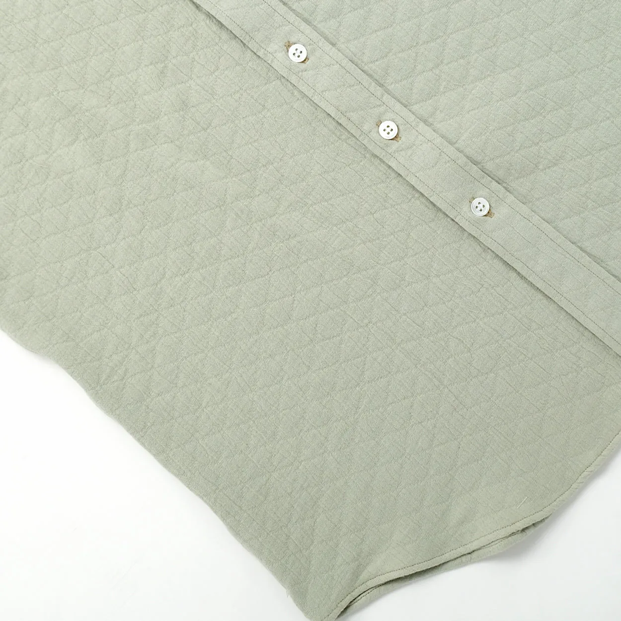 Mint Quilted Short Sleeve Classic Shirt sold by Brooklyn Clothing Co. product image thumbnail 3