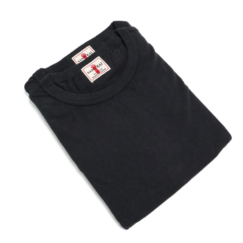 SJ2PST-CREW 2 Pack Loopwheel Tee Black sold by Brooklyn Clothing Co.