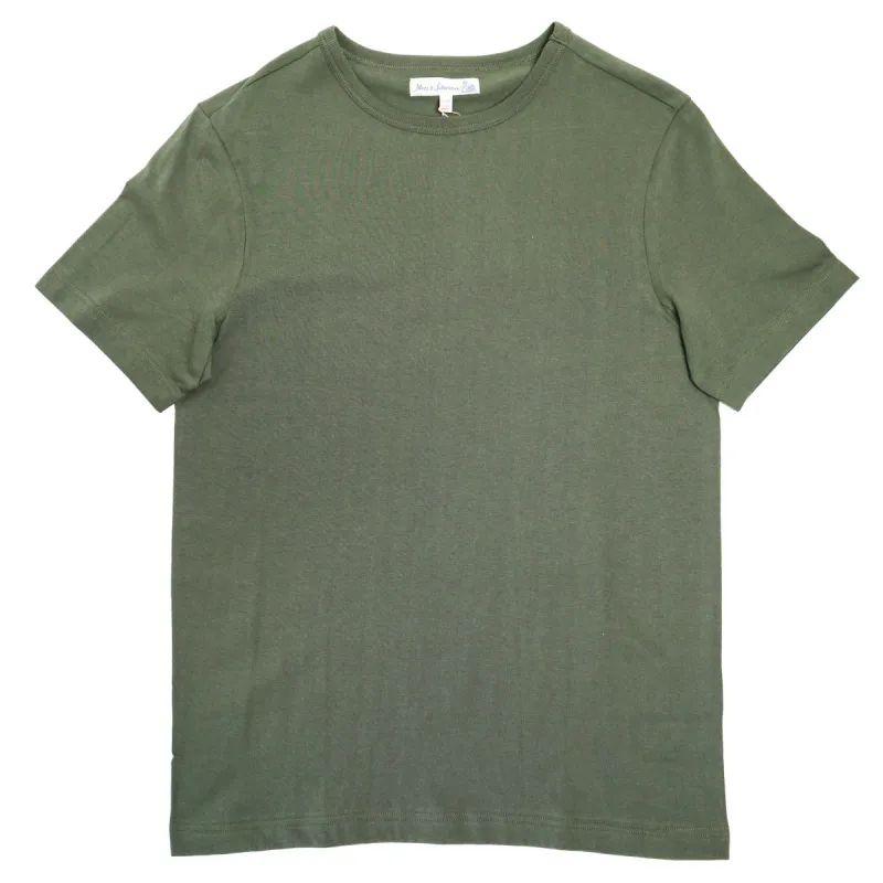 The Originals 1950s Men’s Loopwheeled T-Shirt Classic Fit Army sold by Brooklyn Clothing Co.