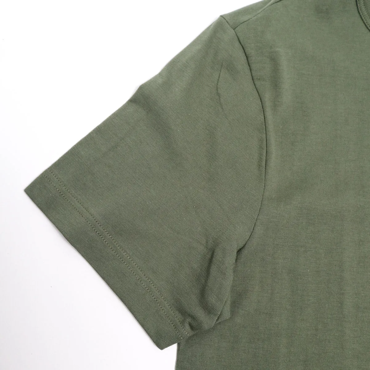 The Originals 1950s Men’s Loopwheeled T-Shirt Classic Fit Army sold by Brooklyn Clothing Co. product image thumbnail 4