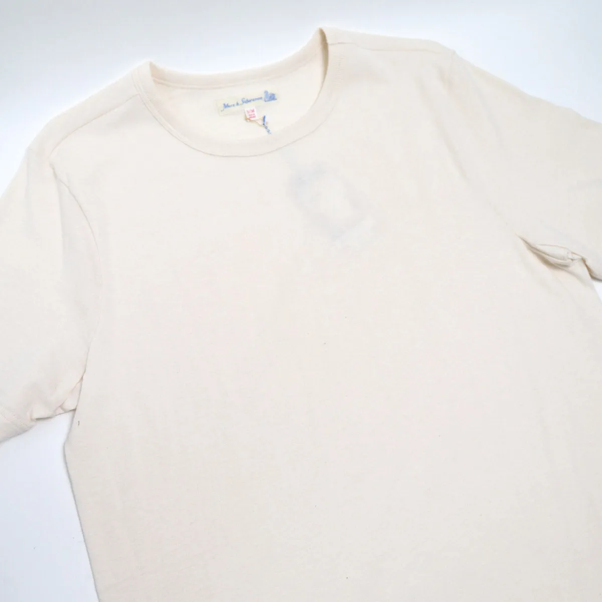 The Originals 1950s Men’s Loopwheeled T-Shirt Classic Fit Nature sold by Brooklyn Clothing Co. product image thumbnail 3