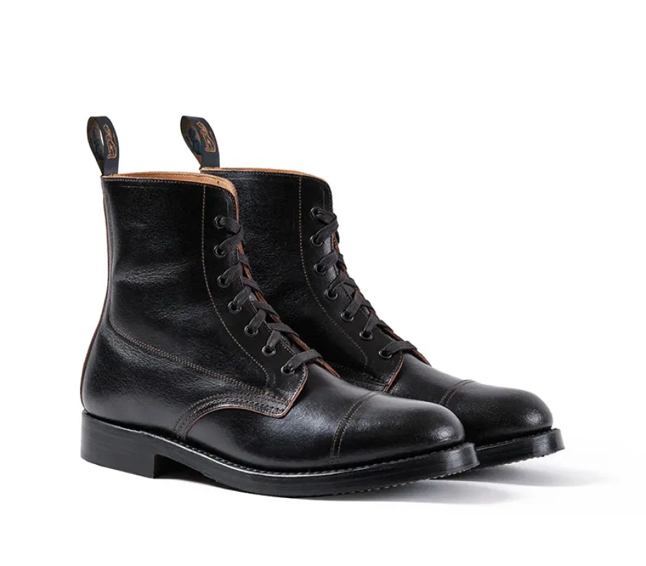 PRE-SALE LK-048 Montgomery Boots Horween SHF Horsehide Black sold by Brooklyn Clothing Co.