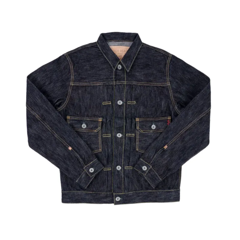 IHJ-507-SLB 16oz Slubby Selvedge Denim Type II Jacket Indigo sold by Brooklyn Clothing Co.