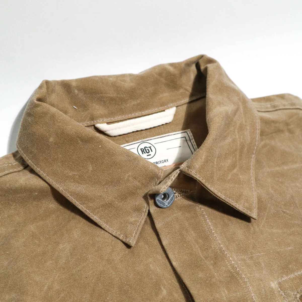 Ridgeline Supply Jacket Tan Waxed Canvas sold by Brooklyn Clothing Co. product image thumbnail 4
