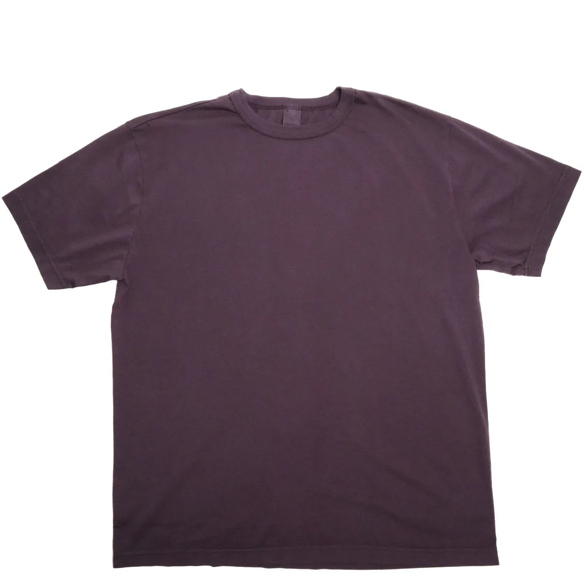Garment Dyed Pima Tee Plum sold by Brooklyn Clothing Co.