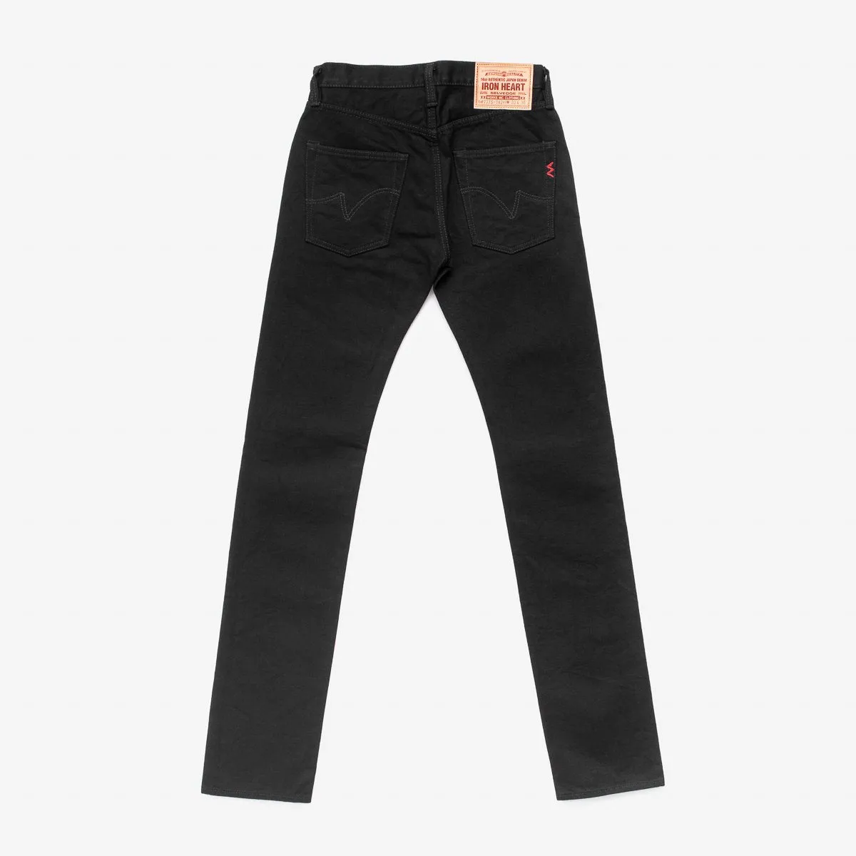 IH-777S-142bb 14oz Selvedge Denim Slim Taper Black/Black sold by Brooklyn Clothing Co. product image thumbnail 2
