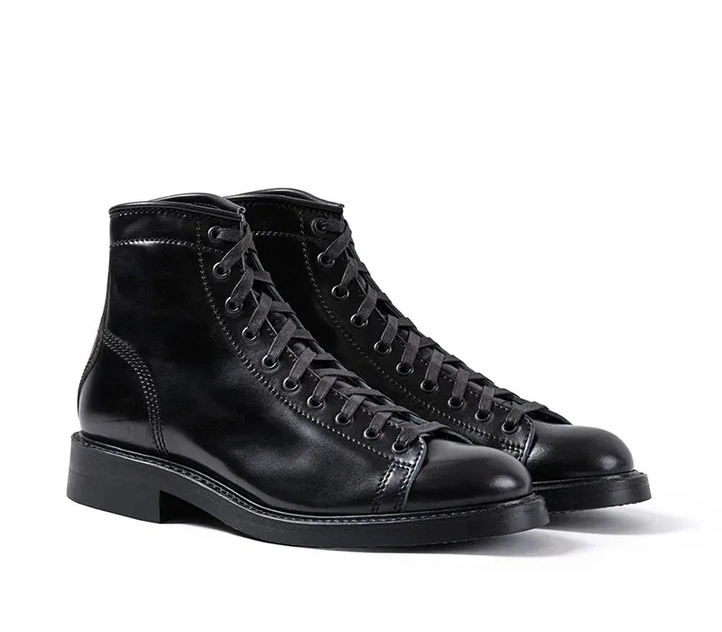 PRE-SALE LK-013 Black Ops Monkey Boots Shinki Hikaku Shell Cordovan sold by Brooklyn Clothing Co.