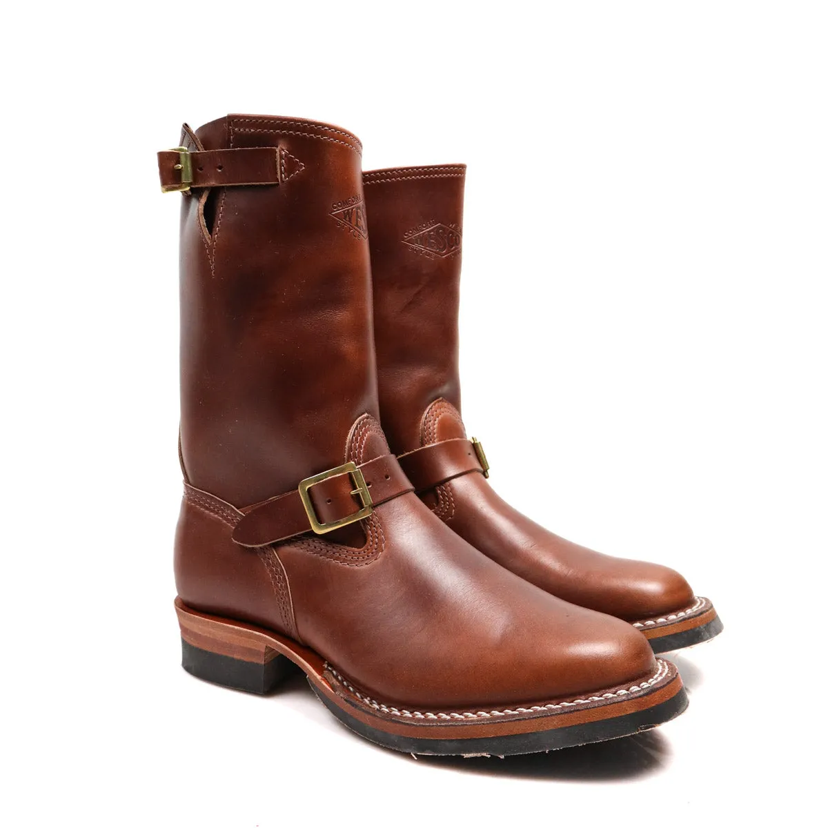 Wesco X Brooklyn Clothing Custom Mister Lou Mahogany Chromexcel sold by Brooklyn Clothing Co.