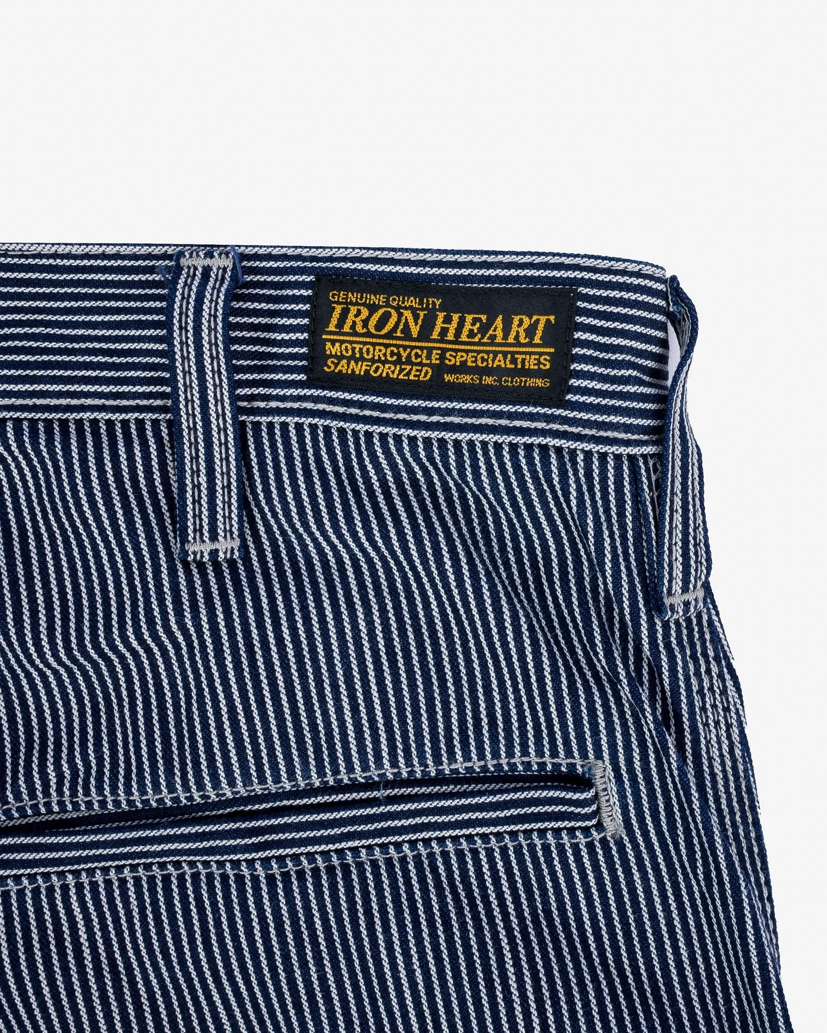 IH-739-IND 10.5oz Narrow Stripe Hickory Cargo Pants Indigo sold by Brooklyn Clothing Co. product image thumbnail 4